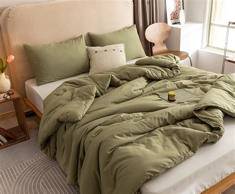 olive green comforter